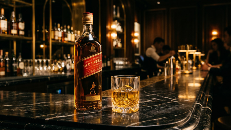 Johnnie Walker Red Label special offer at 7Dragon Bar & Lounge Dubai — 2 bottles for AED 549