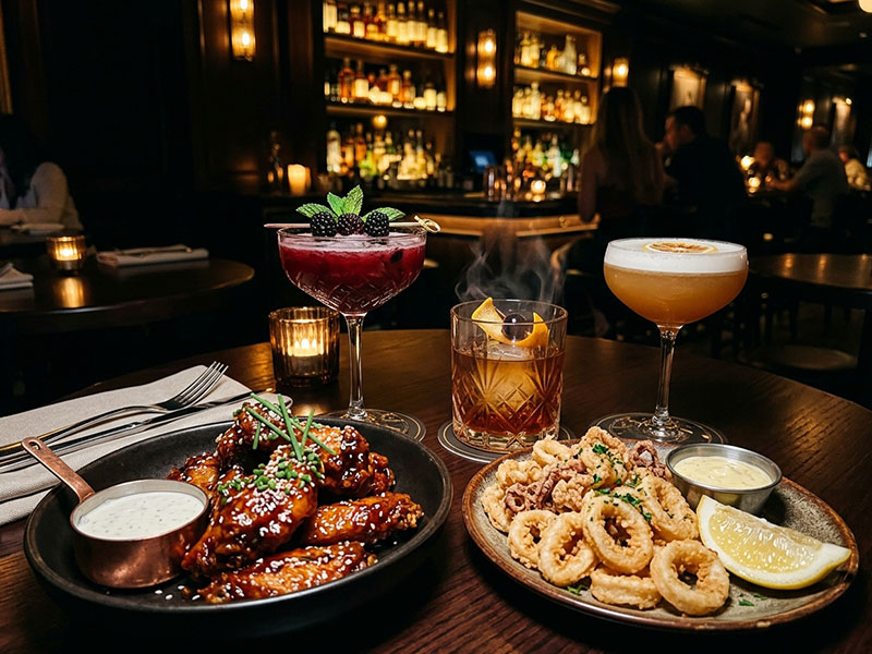 Food and drinks combo deals at 7Dragon Bar & Lounge Dubai