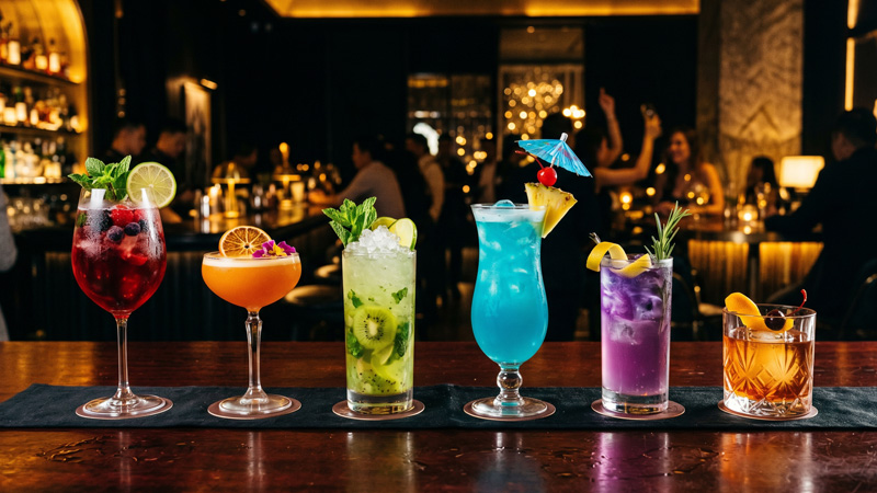 Happy Hour drinks at 7Dragon Bar & Lounge Dubai — daily 8PM to 10PM